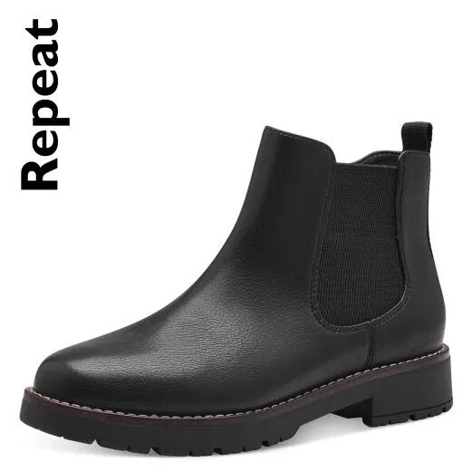 Jana Jana Chelseaboots 100% vegan, Schwarz, – Produktbild 6 von 8