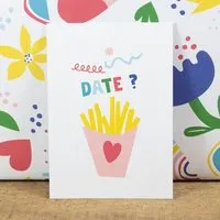 Bow & Hummingbird Bow & Hummingbird Postkarte Date? – Produktbild 1 von 1