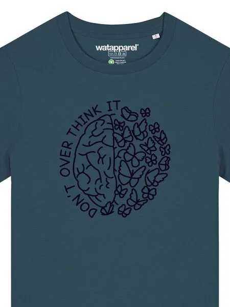 watapparel watapparel T-Shirt Frauen Don't overthink it, Stargazer, – Produktbild 3 von 3