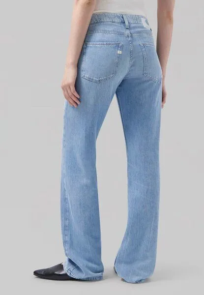 MUD Jeans MUD Jeans Loose Jamie Flow aus Baumwoll/ Leinen Mix, Blue, – Produktbild 3 von 5