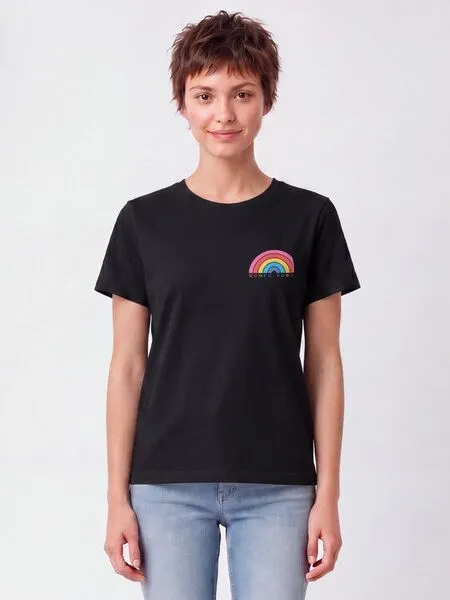 watapparel watapparel T-Shirt Frauen Women Power, Black, – Produktbild 2 von 2