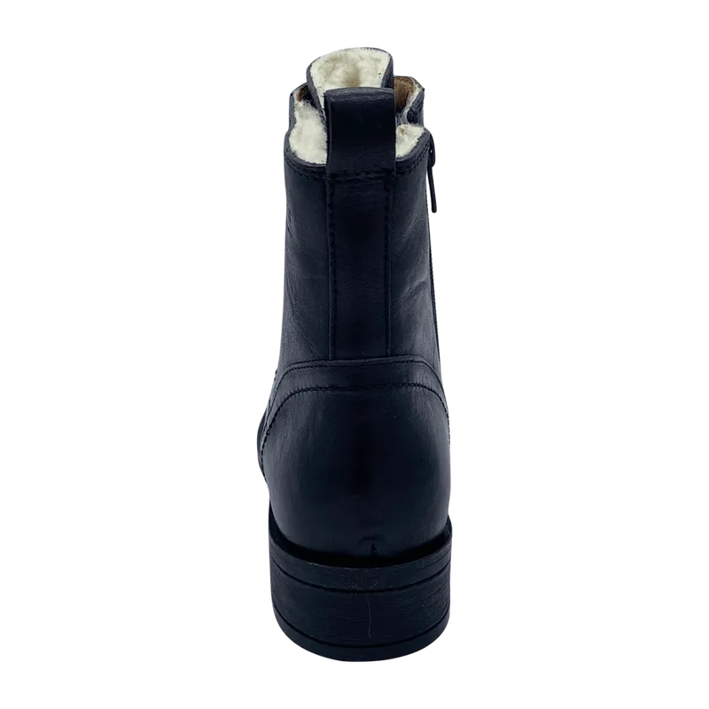 Ten Points Ten Points gefütterte Schnürstiefel, Pandora Boots, vegetabil gegerbtes Leder, Schwarz, – Produktbild 4 von 8