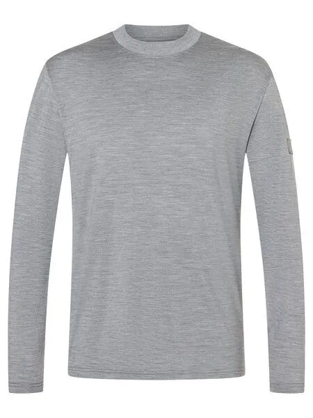 Super.Natural Super.Natural M Casual Rib Bio J LS für Herren, Cashmere grey melange, – Produktbild 4 von 4