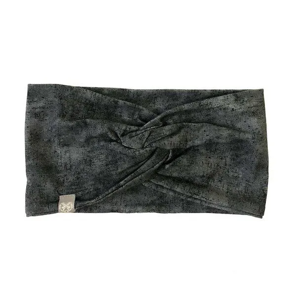 WiDDA berlin WiDDA berlin NEO Stirnband aus Bio-Baumwolle in Grau / Schwarz mit Print, Grau, – Produktbild 1 von 1