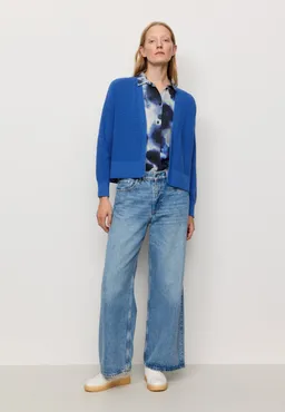 recolution Recolution Damen vegan Strickjacke Moringa Electric Blue – Produktbild 1 von 1