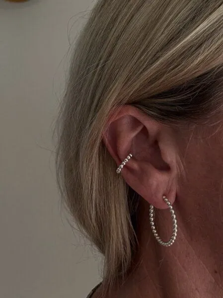 noemvri fashion label noemvri fashion label Kugel-earcuff Lucy, Silber, – Produktbild 3 von 4