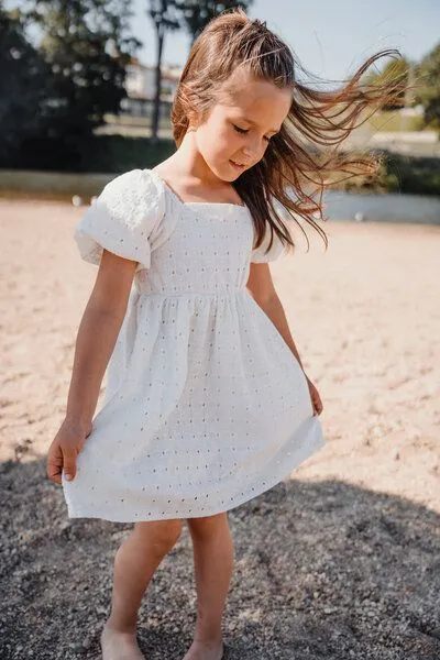 PETER JO PETER JO Kleid Belle Sea Salt, Blue, – Produktbild 3 von 3