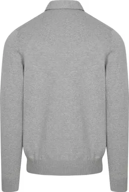 Profuomo Profuomo Longsleeve Poloshirt Luxury Basic Grau - Größe L – Produktbild 1 von 1
