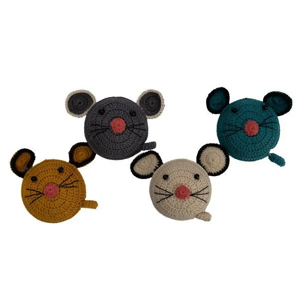 El Puente El Puente Maßband "Maus" | Fair Trade & Handmade aus Vietnam, Natur, – Produktbild 1 von 2
