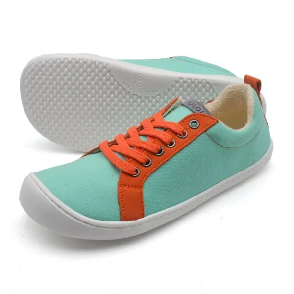 Pololo Pololo Plus Barfuß Sneaker Baumwolle, unisex, Türkis, – Produktbild 4 von 4