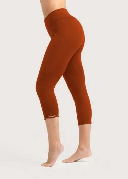 Frija Omina Frija Omina Bio Capri Leggings Feel, Rost (orange), – Produktbild 1 von 2