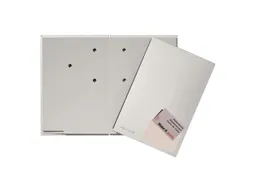 Unterschriftenmappe DIN A4 mit 20 Fächern, silber – Produktbild 1 von 1