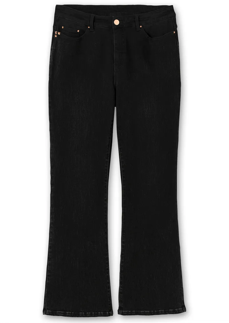 sheego Jeans black denim, Black denim, – Produktbild 2 von 2