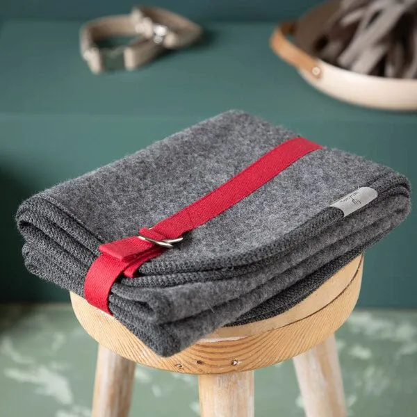 nahtur-design nahtur-design Hundematte | 100% Schurwolle Loden | 3 Größen, Grau, – Produktbild 3 von 4