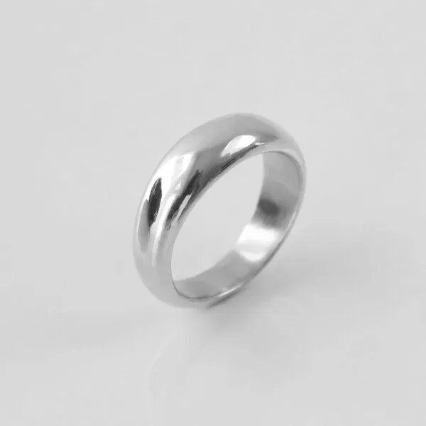BELLYBIRD Jewellery BELLYBIRD Jewellery Halskette - Taufring, Anhänger/ 925 Sterlingsilber – Produktbild 2 von 7