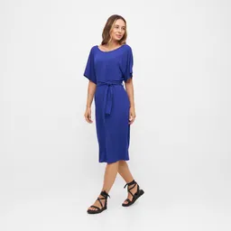 WiDDA Widda Damen vegan Kleid Anna Kobaltblau – Produktbild 1 von 1