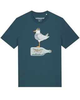 watapparel watapparel T-Shirt Unisex Möwe mit Hut – Produktbild 1 von 1