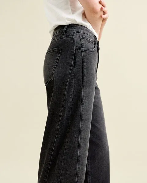 DAWN DAWN Jeans ASH Barrel Leg Cutline Vintage Black – Produktbild 4 von 4
