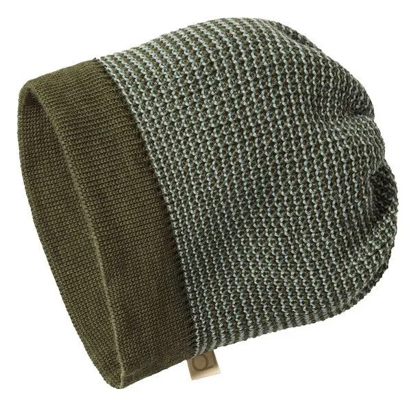 Disana Disana Beanie Mütze Schurwolle kbT-Merinowolle, Olive-jade, – Produktbild 1 von 3