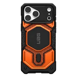 Urban Armor Gear MagSafe-Hülle für Apple iPhone 18 Pro Max / 17 Pro Max, Urban Armor Gear, Monarch Pro Kevlar, Orange – Produktbild 1 von 1