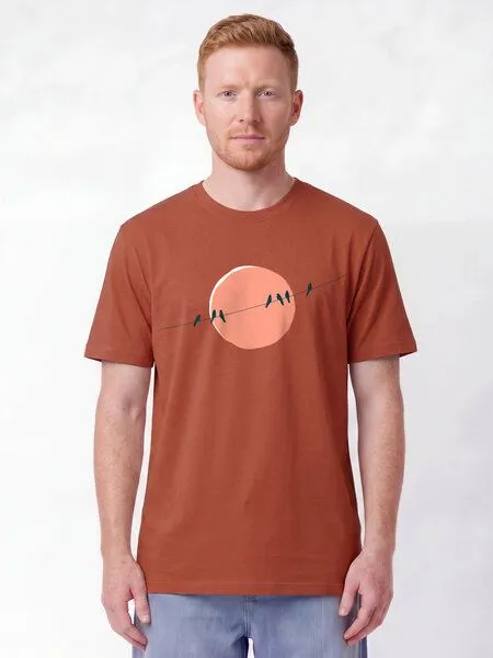 watapparel watapparel T-Shirt Unisex Countryside 01, Heritage brown, – Produktbild 2 von 2