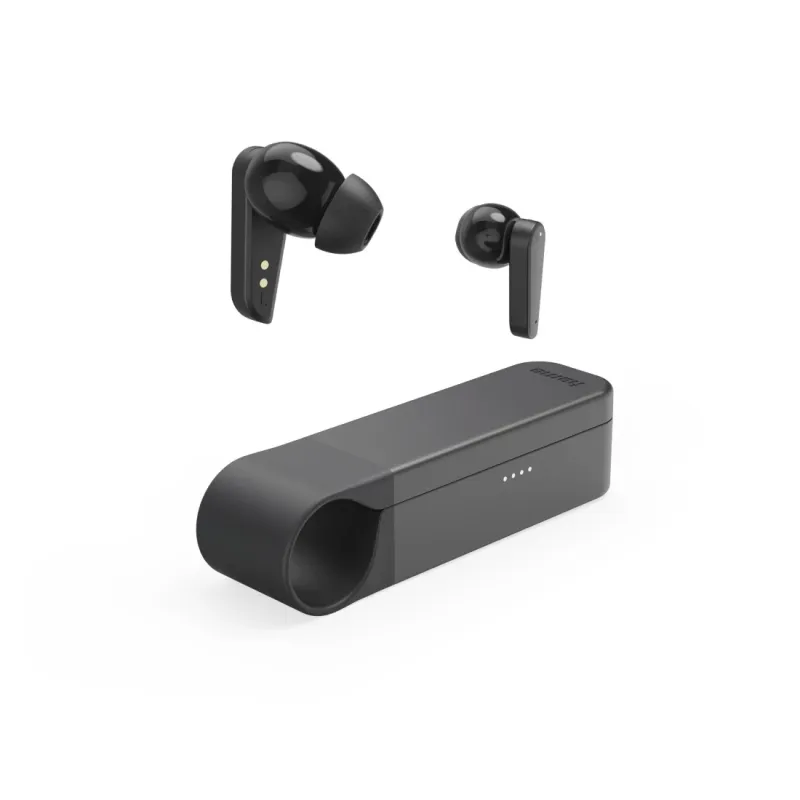 Hama Hama Bluetooth®-Kopfhörer "Spirit Pocket II", ENC, App, True Wireless In-Ear, SW – Produktbild 1 von 5