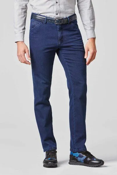 Meyer MEYER Super-Stretch Cotton Wool Denimchino, Dark-blue stone, – Produktbild 1 von 4