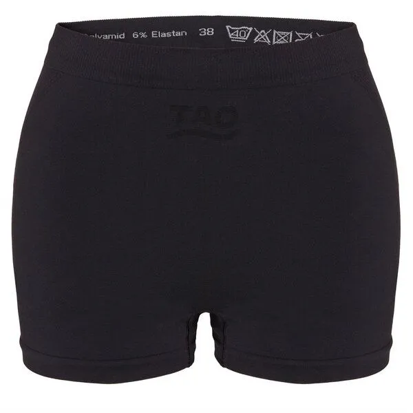 TAO Sportswear TAO Sportswear Schnelltrocknende & nahtlose Damen Funktionsboxer, Schwarz, – Produktbild 4 von 4