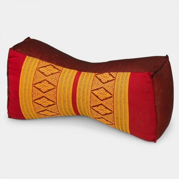 Der Lindwurm Der Lindwurm Nackenkissen- Sanduhrform mit Kapokfüllung, Orange/rot, – Produktbild 1 von 1