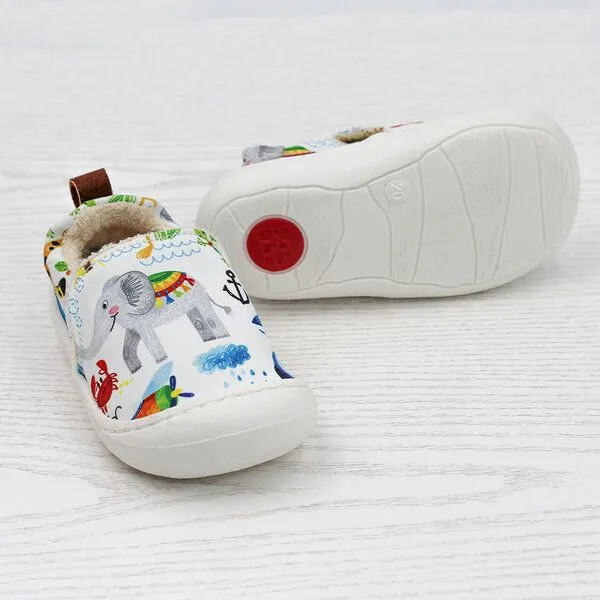 Pololo Pololo Lauflernsneaker "Chico" aus Seaqual Yarn mit Baumwoll-Futter, Größen 20-27, Elefant, – Produktbild 2 von 4
