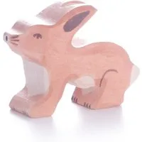 Holztiger Holztiger Holzfigur "Hase, klein" Wald und Wiese Maße 5,5 x 1,9 x 4 cm, Braun, mehrfarbig, – Produktbild 1 von 1