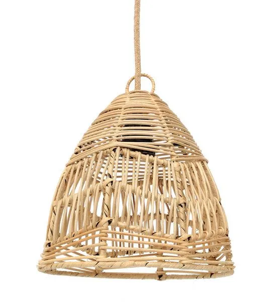 Bazar Bizar Bazar Bizar The Bala Pendelleuchte aus natürlichem Rattan, Natur, – Produktbild 2 von 2