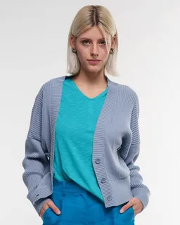Alma & Lovis Alma & Lovis Grandpa Rippen-Strickjacke aus reiner Bio-Baumwolle | Cotton Grandpa – Produktbild 1 von 1