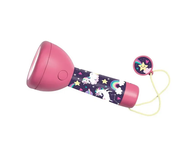 moses. moses. Taschenlampe Kinder-Taschenlampe mit LED & USB – bunt, robust & wiederaufladbar, Einhorn, – Produktbild 1 von 3