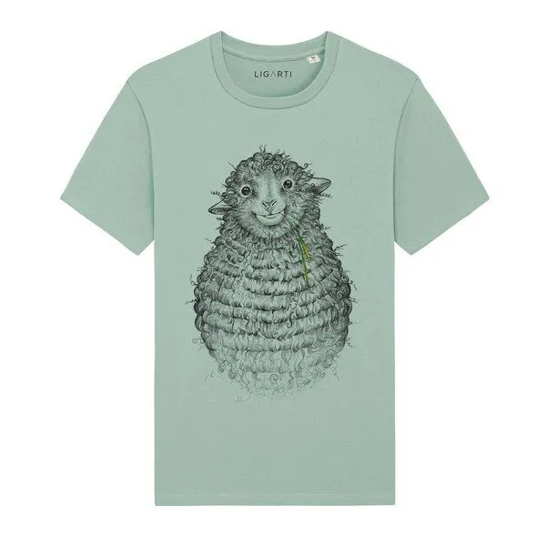 LIGARTI LIGARTI T-Shirt – Wollfried, Cremeweiß, – Produktbild 5 von 5