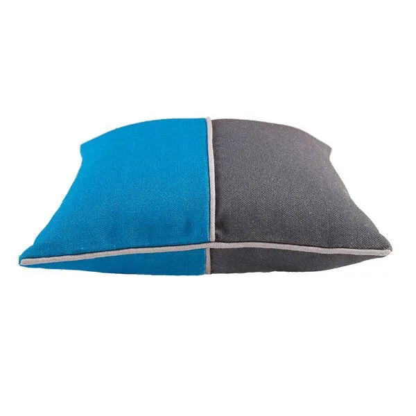 liv interior liv interior Recyceltes In-/Outdoor Kissen PALO, Blau/grau, – Produktbild 1 von 4