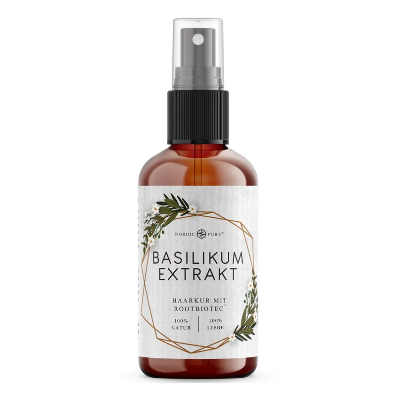 Nordic Pure Basilikum Extrakt Haarkur Nordic Pure – Produktbild 1 von 1