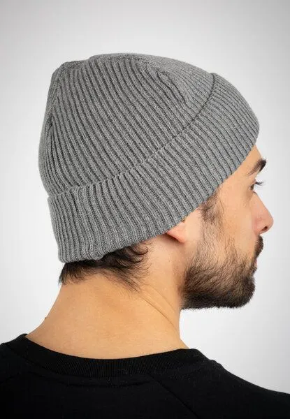 TORLAND TORLAND Beanie FISHERMAN, Grau (mid heather grey), – Produktbild 3 von 3