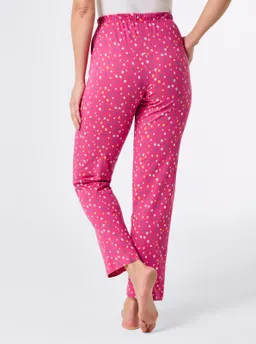 wäschepur Schlafanzug-Hose fuchsia-bedruckt – Produktbild 1 von 1