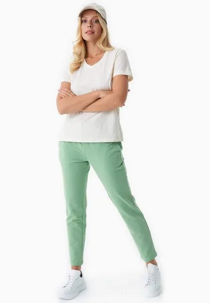 ORGANICATION ORGANICATION PARRLA | Leichte Sweathose aus Bio-Baumwolle, Mineral green, – Produktbild 1 von 4