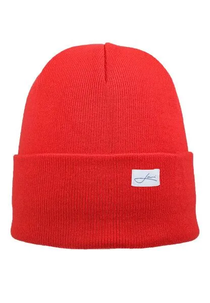 Lou-i Lou-i Mütze aus Merinowolle unisex, Rot, – Produktbild 3 von 4