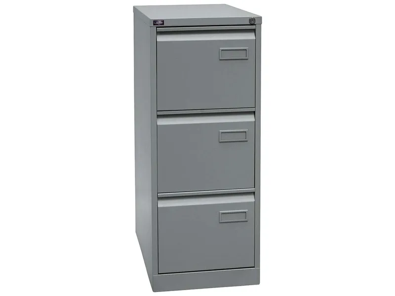 BISLEY Light BISLEY Light HR-Schrank 3s 1b alusilber (BxHxT) 41,3x101,6x62,2cm – Produktbild 1 von 1