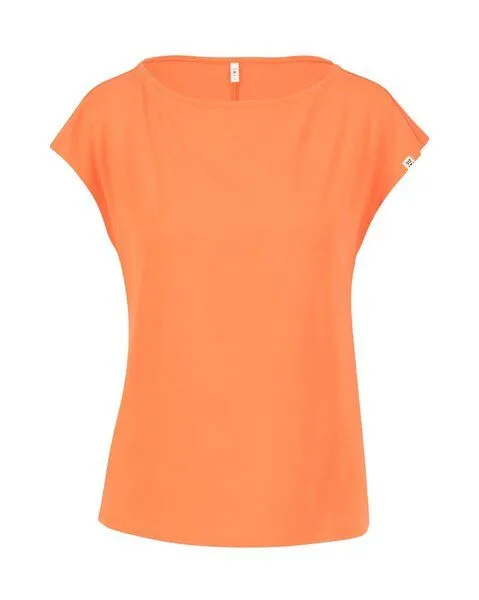 blutsgeschwister Blutsgeschwister T-Shirt Breezy Flowgirl - aus EcoVero Viskose, Sweet caramel red (orange), – Produktbild 1 von 2