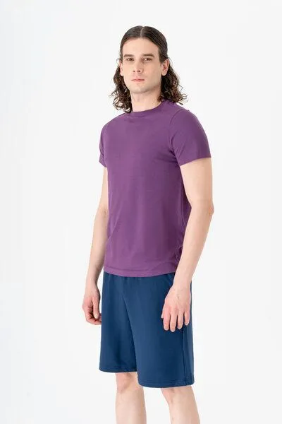 True North True North Herren Kurzarmshirt aus Bio-Baumwolle und Modal T-Shirt T2100, Weinbeere, – Produktbild 2 von 3