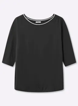 sheego 3/4-Arm-Shirt schwarz – Produktbild 1 von 1