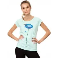 FellHerz FellHerz Damen T-Shirt Swimming Pool moonlight jade bio & fair & vegan – Produktbild 1 von 2