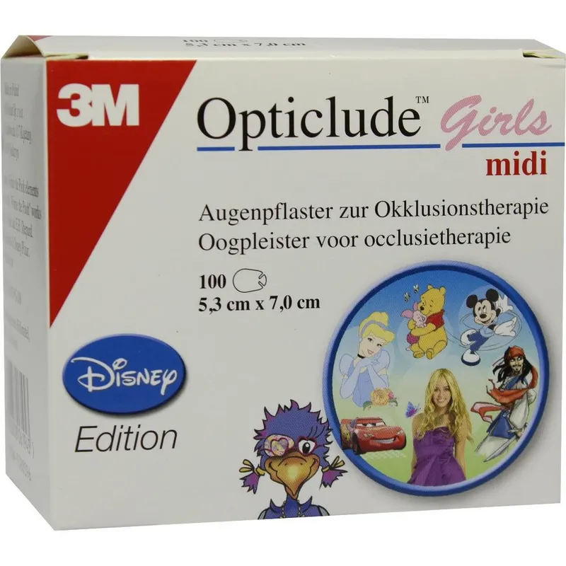 Solventum Germany OPTICLUDE 3M Disney Girls midi 2538MDPG-100 100 St Pflaster – Produktbild 1 von 1