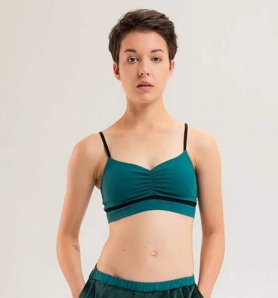 Frija Omina Frija Omina Bio Bustier Yoga, Smaragd, – Produktbild 2 von 4
