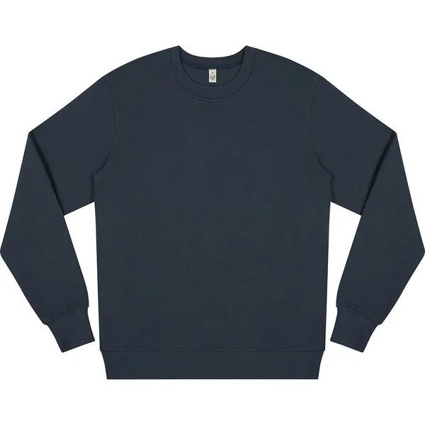 Earth Positive Earth Positive Unisex Sweatshirt Bio Baumwolle, Denim blau, – Produktbild 1 von 2