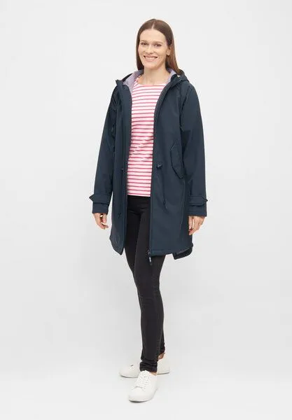 derbe derbe Softshelljacke „Island Friese“, Navy/lavender gray, – Produktbild 3 von 4